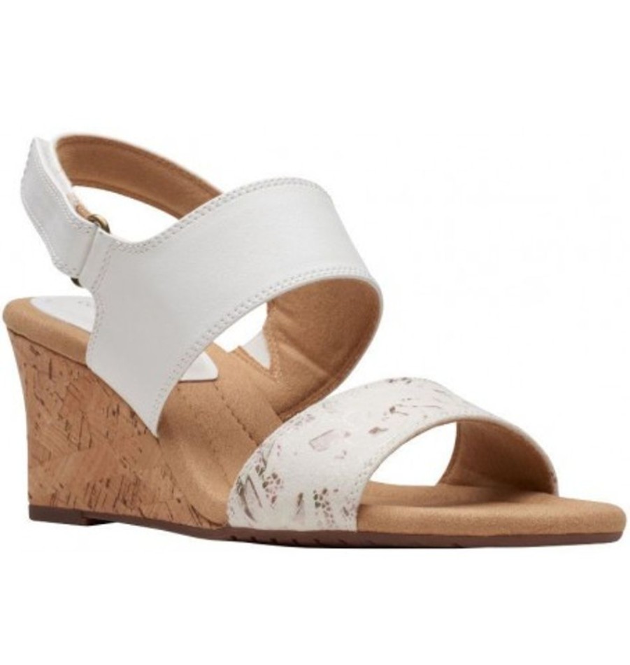 Women'S Shoes Shoesissime Sandals | Clarks Kyarra Faye 26171238 White