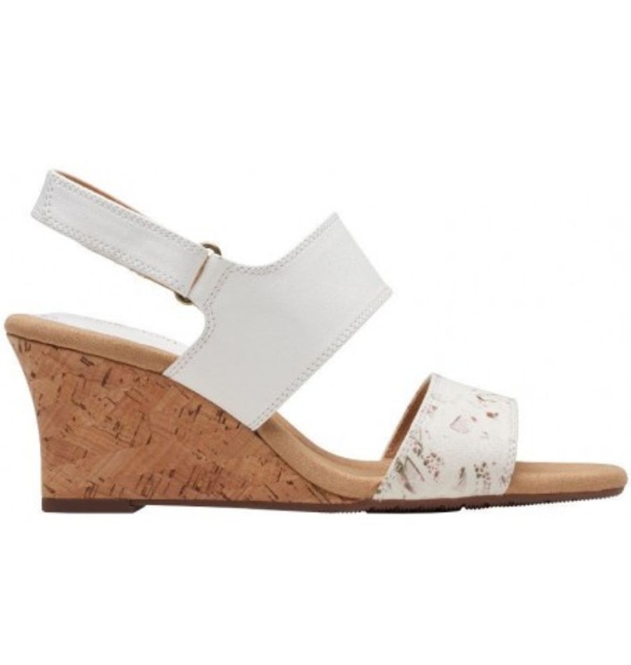 Women'S Shoes Shoesissime Sandals | Clarks Kyarra Faye 26171238 White