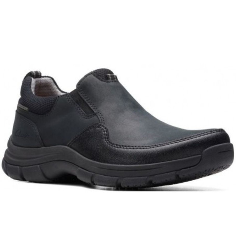 Men'S Shoes Shoesissime Waterproof Shoes | Clarks Walpath Step 26174563 Black