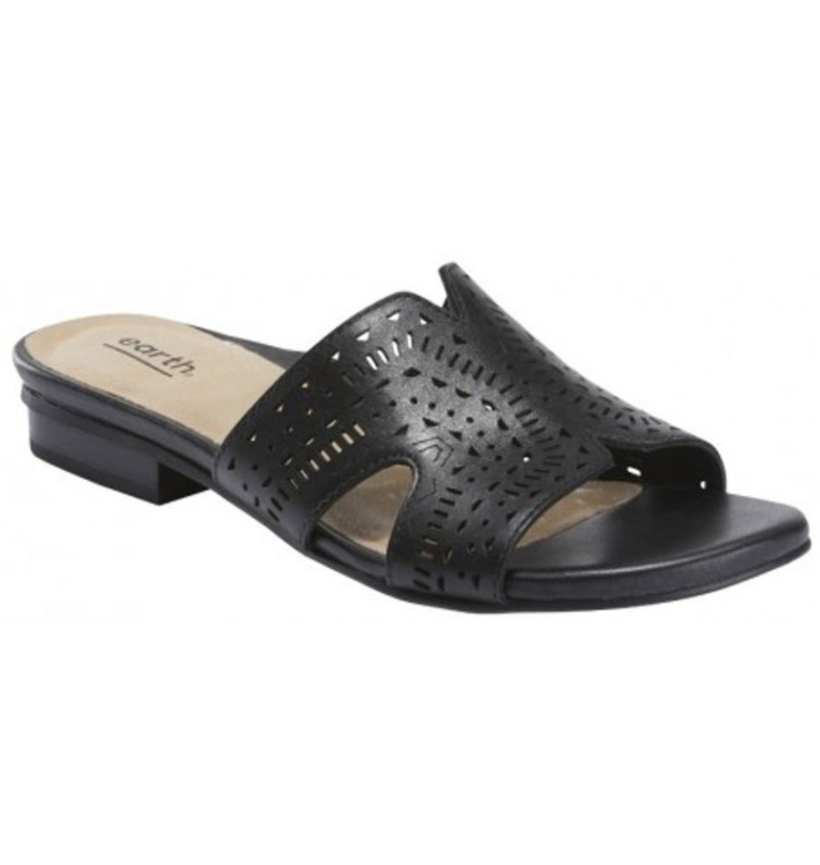 Women'S Shoes Shoesissime Sandals | Earth Torlos 603525 Black