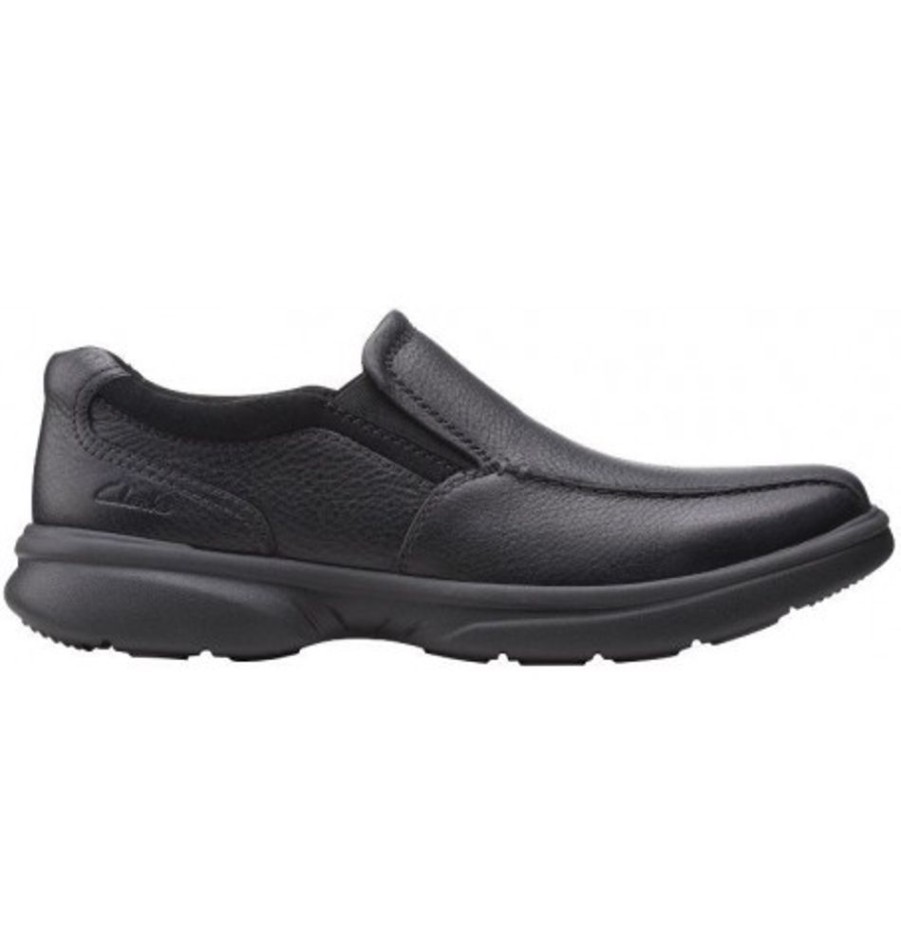 Men'S Shoes Shoesissime Dress Shoes Without Laces | Clarks Bradley Step 26153157 Black