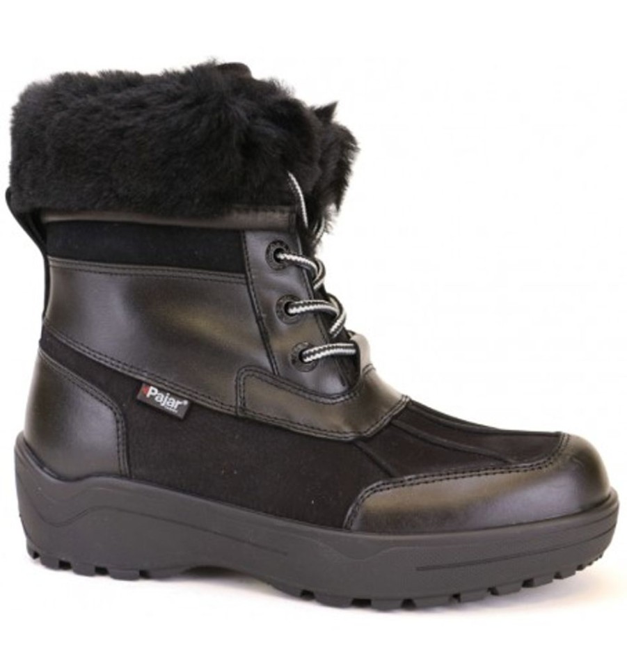 Women'S Shoes Shoesissime Winter Boots | Pajar Kelly Grip Black