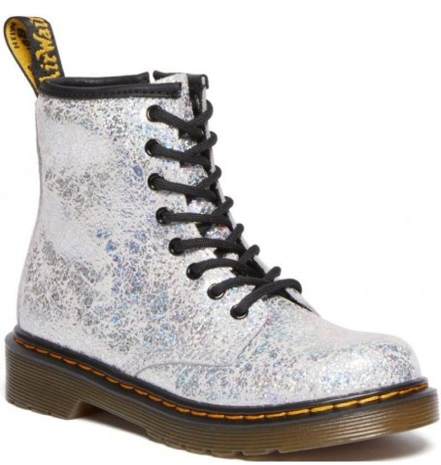 Kids Shoes Shoesissime Fall Boots | Dr. Martens 1460J 30602022 Silver Grey