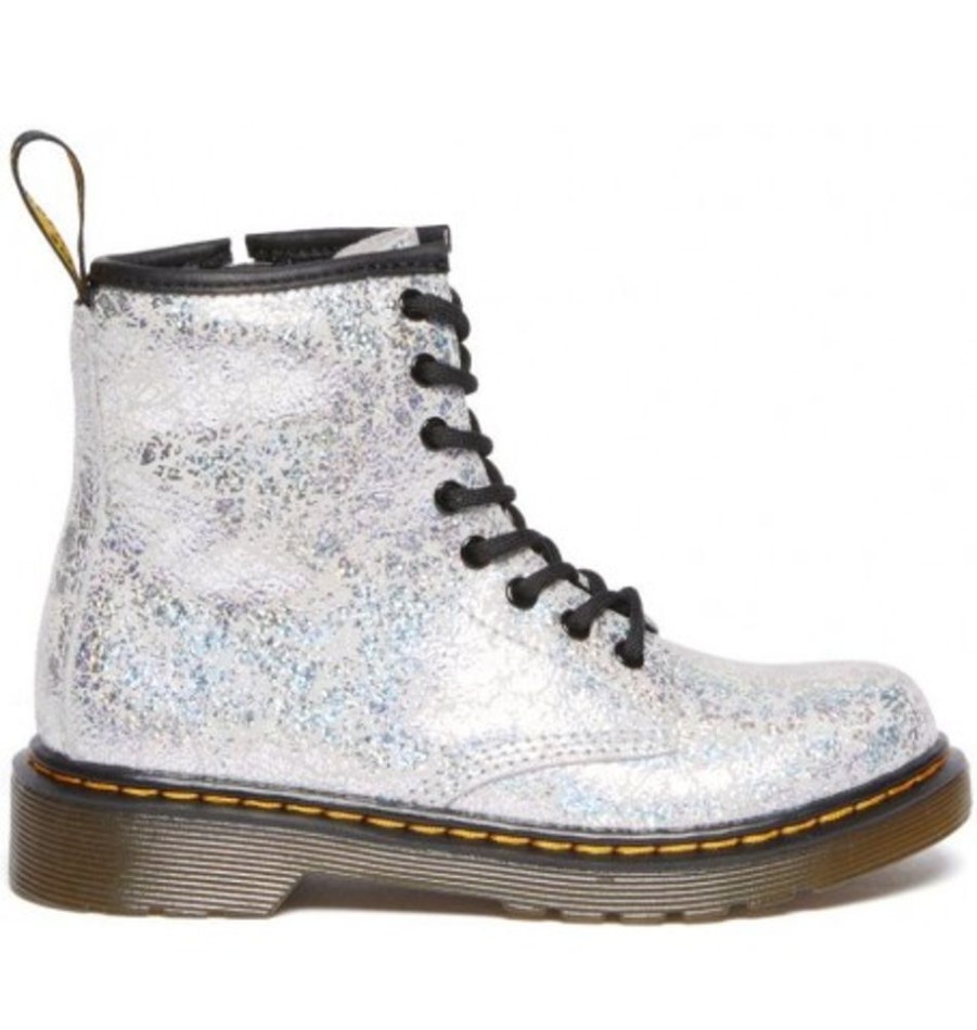 Kids Shoes Shoesissime Fall Boots | Dr. Martens 1460J 30602022 Silver Grey