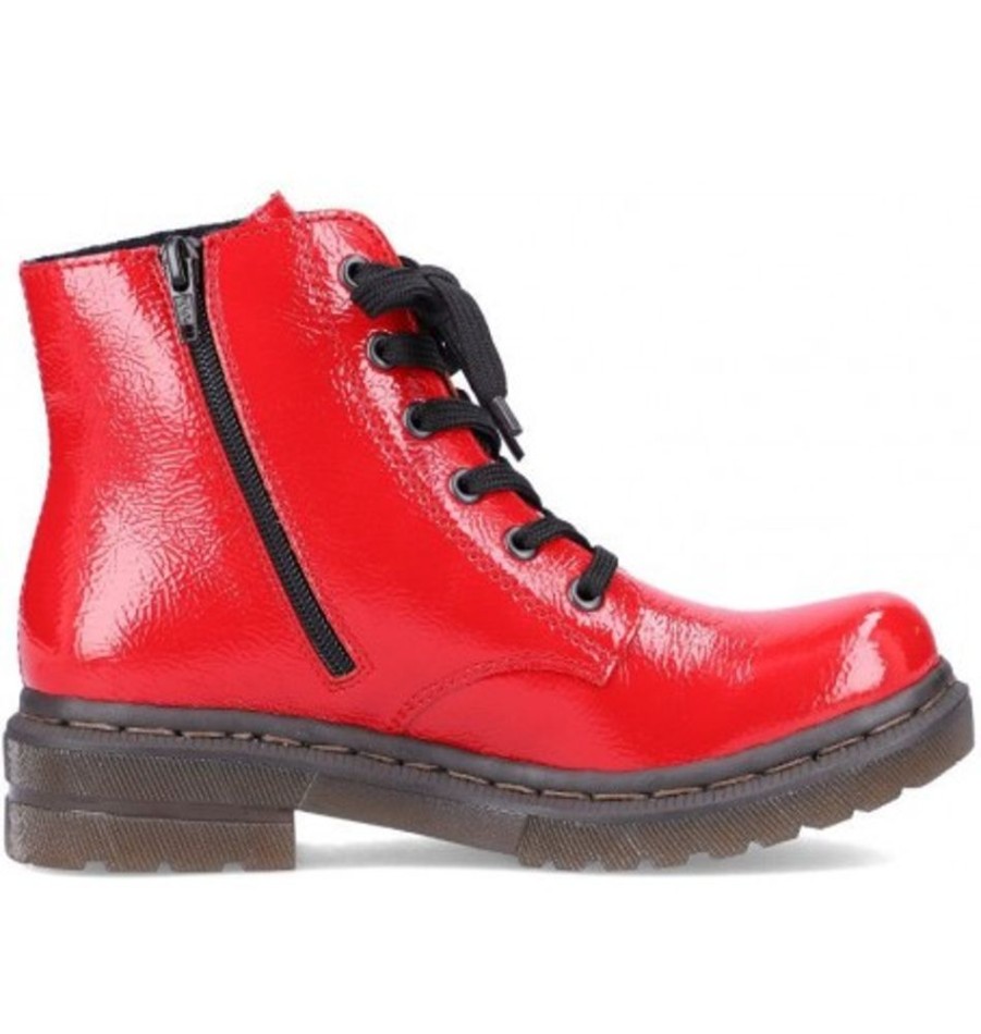 Women'S Shoes Shoesissime Fall Boots | Rieker 78240-33 Red