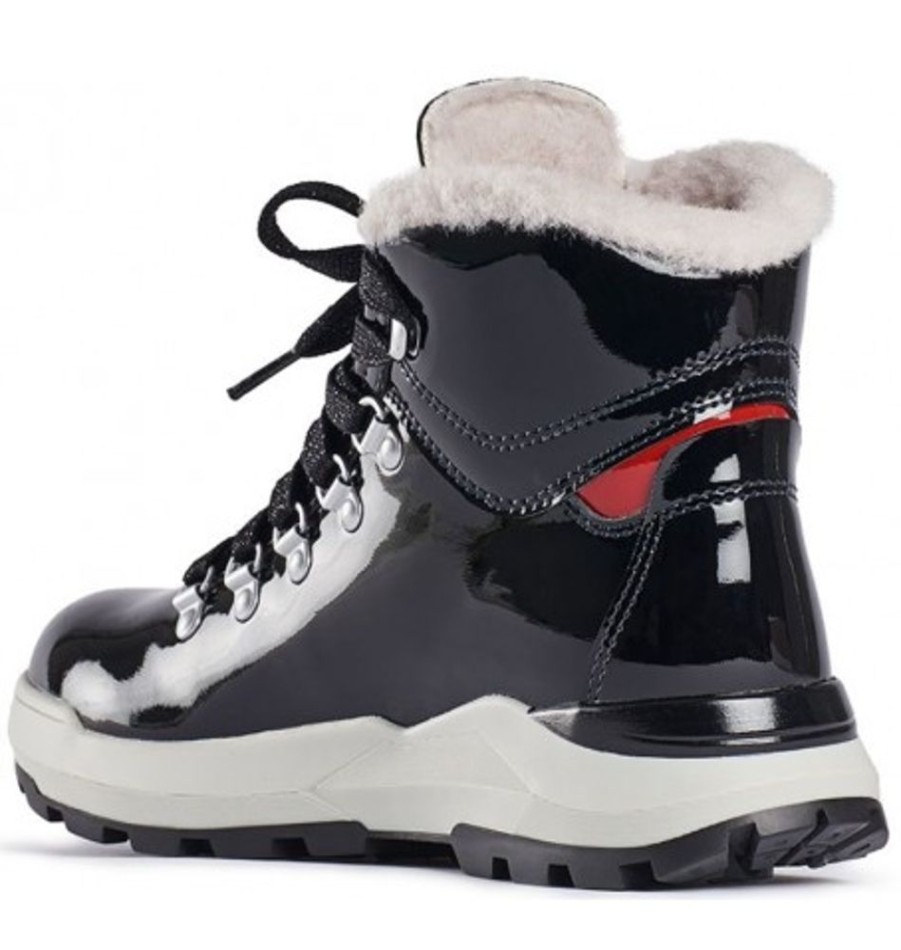 Women'S Shoes Shoesissime Winter Boots | Olang Piper Black Varnish