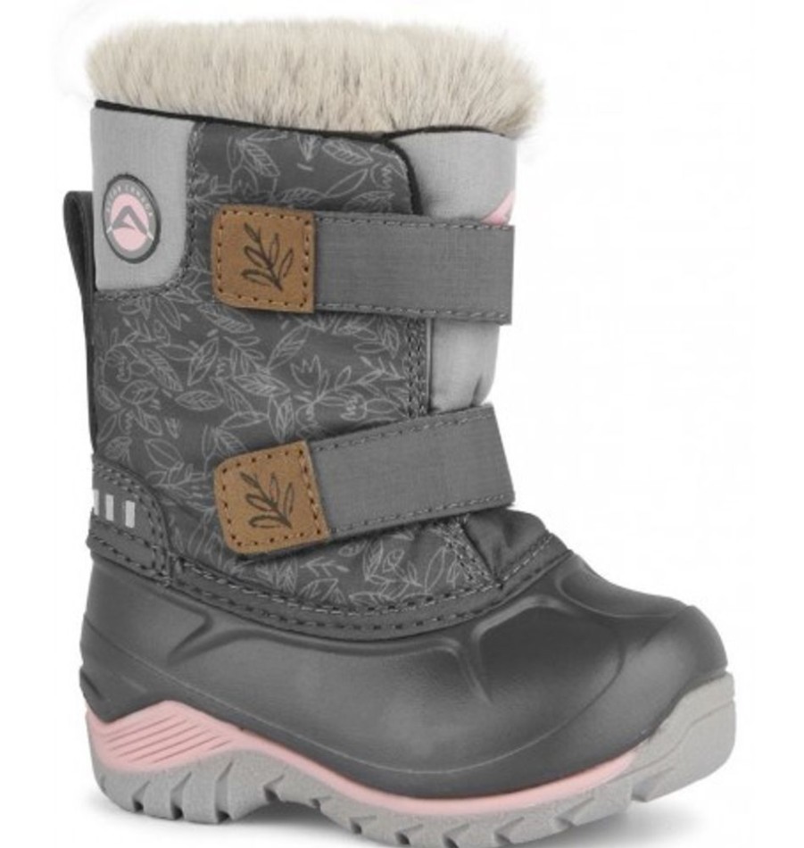 Kids Shoes Shoesissime Winter Boots | Acton Funky A8387 Silver Grey