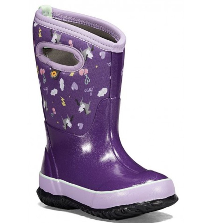 Kids Shoes Shoesissime Winter Boots | Bogs K Clsc Painter 72730 Purple