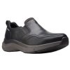 Men'S Shoes Shoesissime Dress Shoes Without Laces | Clarks Wave2.0 Edge 26155106 Black