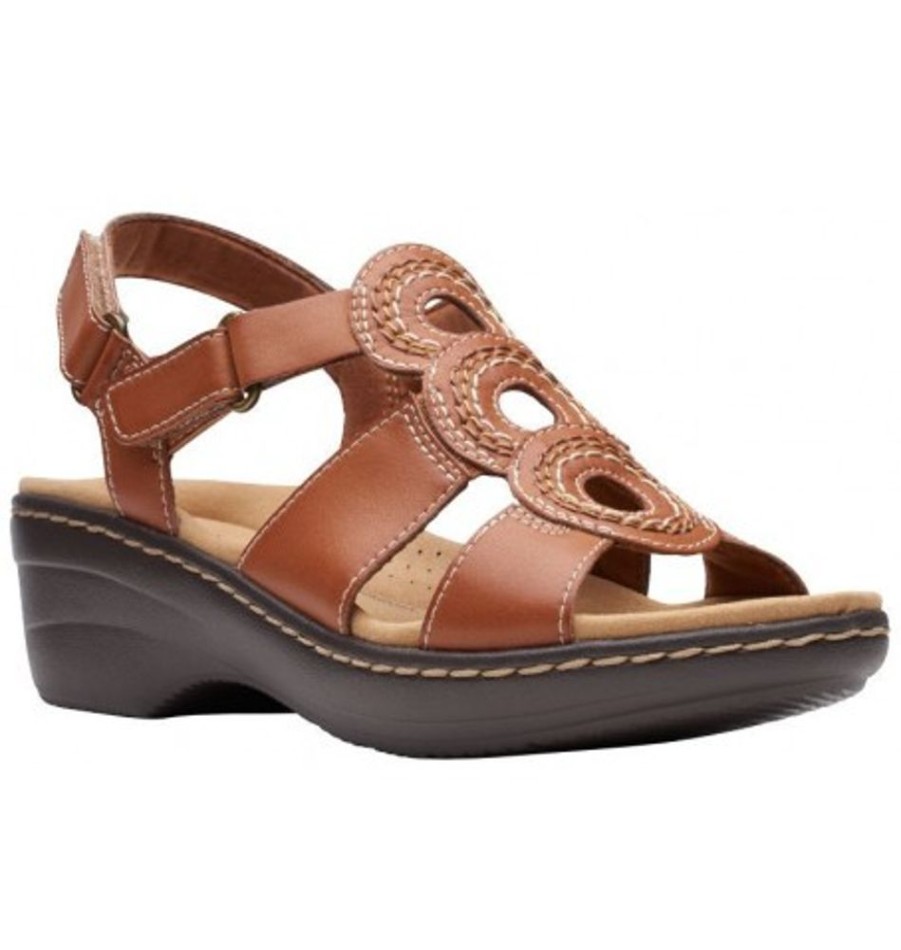 Women'S Shoes Shoesissime Sandals | Clarks Merliah Derby 26171293 Tan