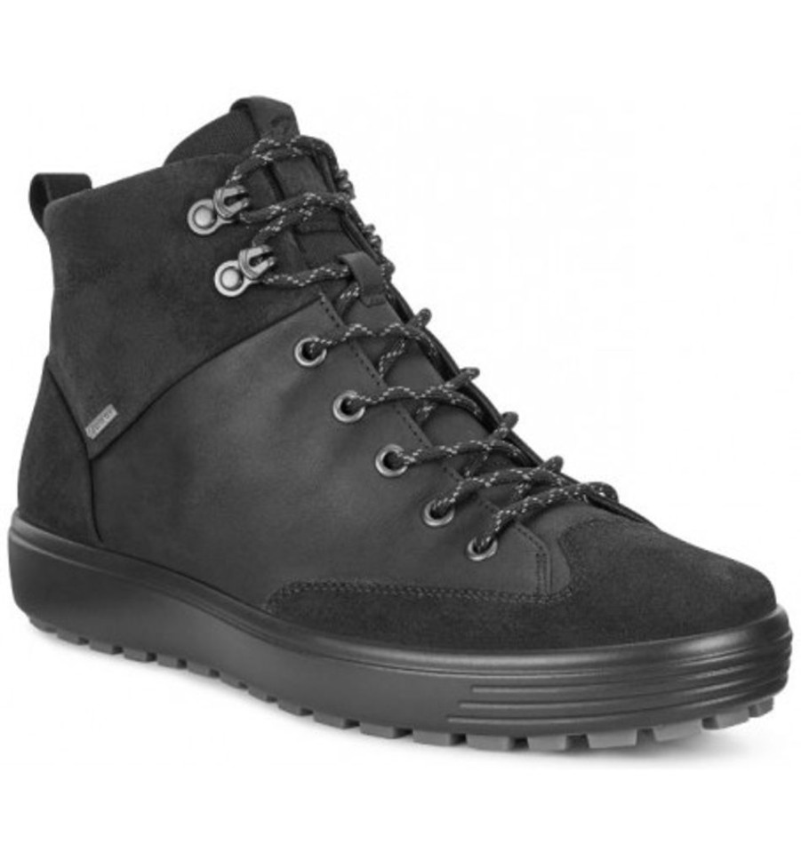 Men'S Shoes Shoesissime Winter Boots | Ecco Soft 7 Tred M 450114 Black