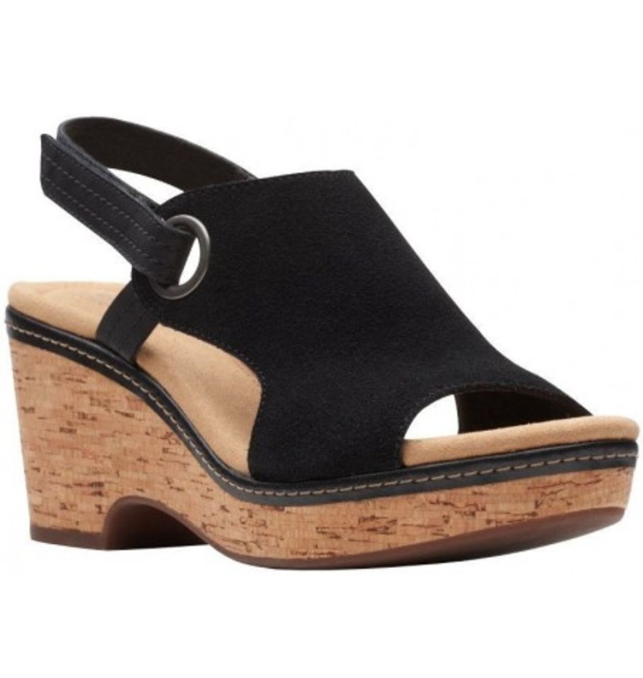 Women'S Shoes Shoesissime Sandals | Clarks Giselle Sea 26164789 Black