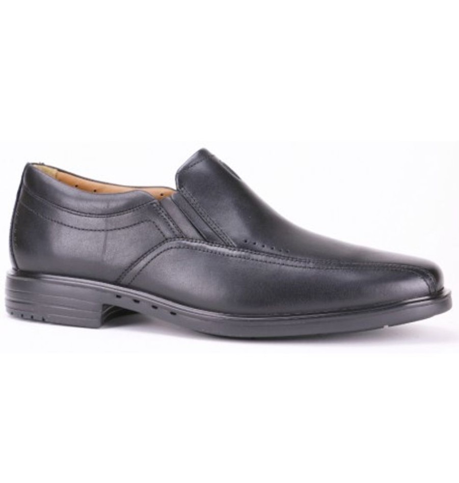 Men'S Shoes Shoesissime Dress Shoes Without Laces | Clarks Unsheridan Go 26128694 Black