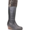 Women'S Shoes Shoesissime Winter Boots | Saute-Mouton Fabianna 2812 Black