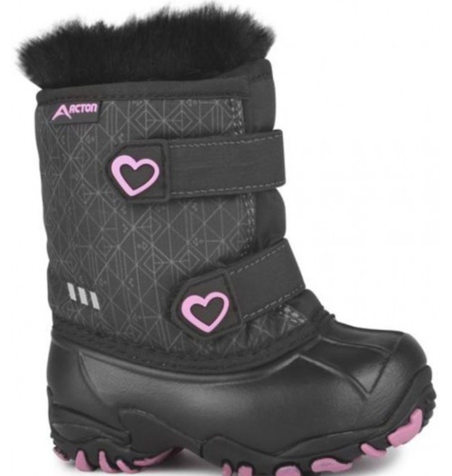 Kids Shoes Shoesissime Winter Boots | Acton Giggle A8329 Black