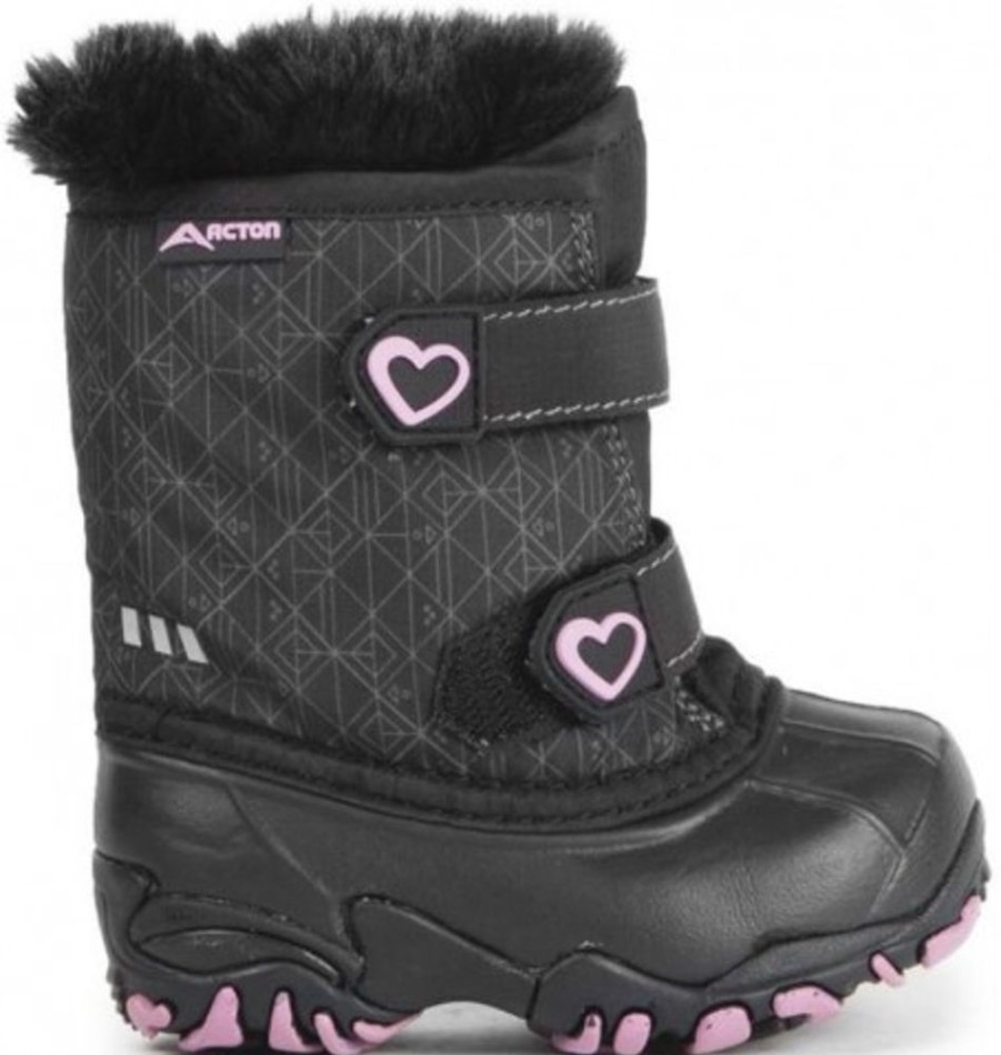 Kids Shoes Shoesissime Winter Boots | Acton Giggle A8329 Black