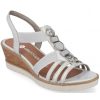 Women'S Shoes Shoesissime Sandals | Rieker - Remonte R6264-80 White