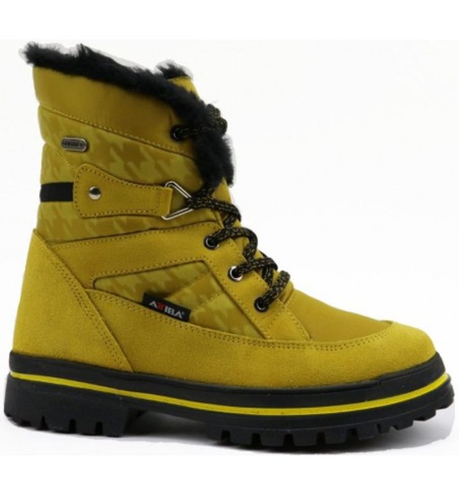 Women'S Shoes Shoesissime Winter Boots | Attiba 820 Yellow Orange