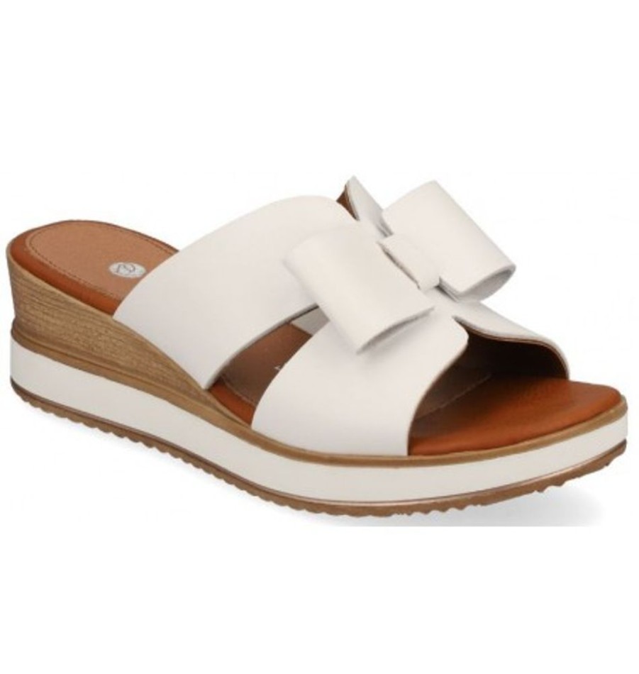 Women'S Shoes Shoesissime Sandals | Rieker - Remonte D6456-80 White