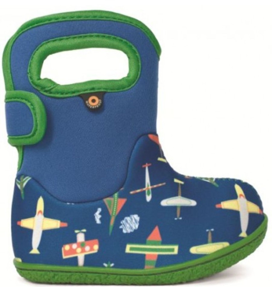 Kids Shoes Shoesissime Fall Boots | Bogs Baby Bogs Plane 72299I Blue