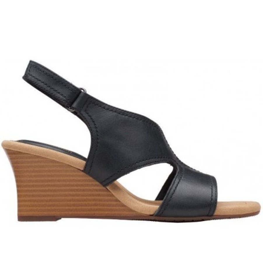 Women'S Shoes Shoesissime Sandals | Clarks Kyarra Aster 26171234 Black