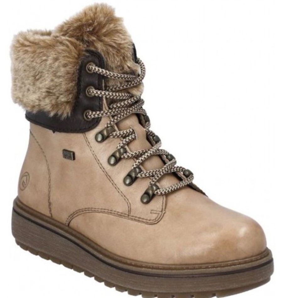 Women'S Shoes Shoesissime Winter Boots | Rieker - Remonte D0U70-22 Taupe