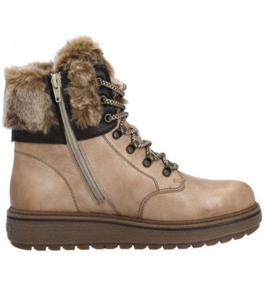 Women'S Shoes Shoesissime Winter Boots | Rieker - Remonte D0U70-22 Taupe