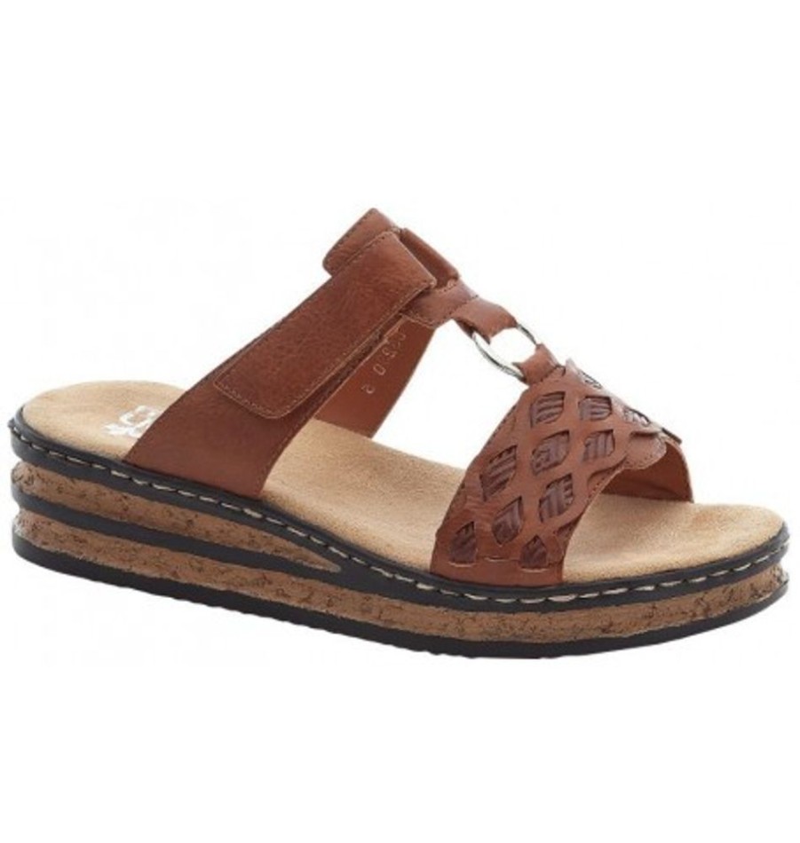 Women'S Shoes Shoesissime Sandals | Rieker 629K9-24 Tan