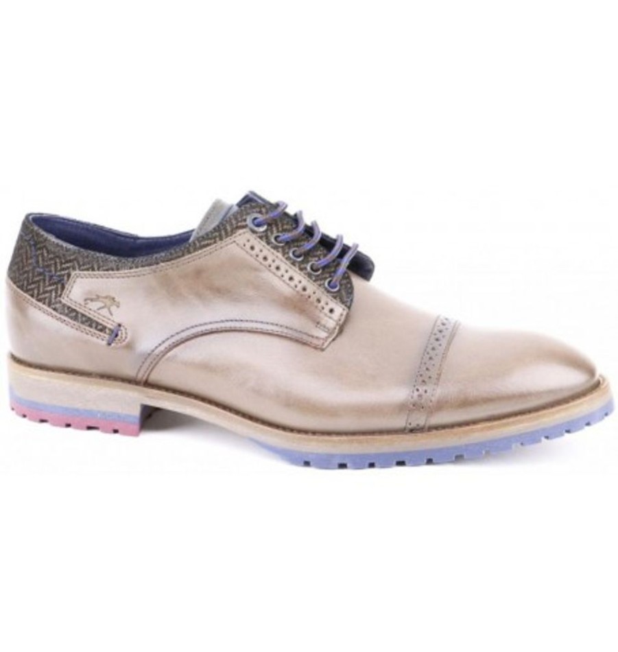 Men'S Shoes Shoesissime Dress Shoes With Laces | Dorking - Fluchos F0275 Silver Grey