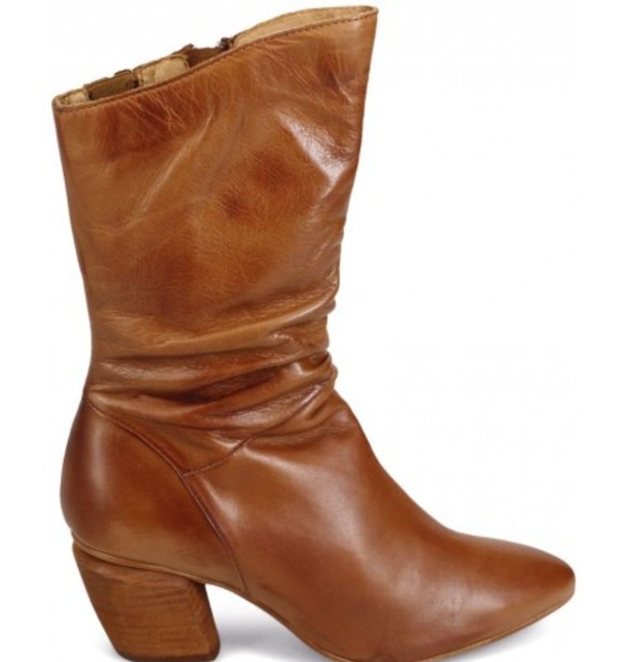 Women'S Shoes Shoesissime Fall Boots | Miz Mooz Aiken 19411 Tan