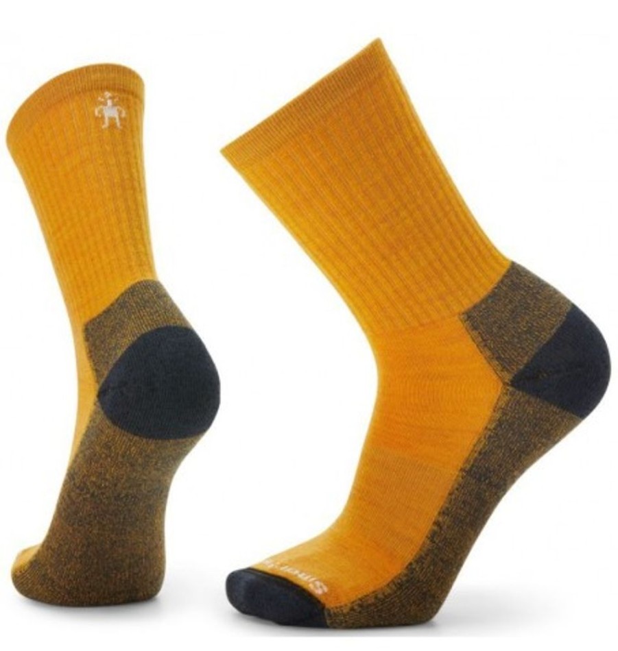 Accessories Shoesissime Men'S | Smartwool Everyday Solid Crib Crew Light Cushion Yellow Orange