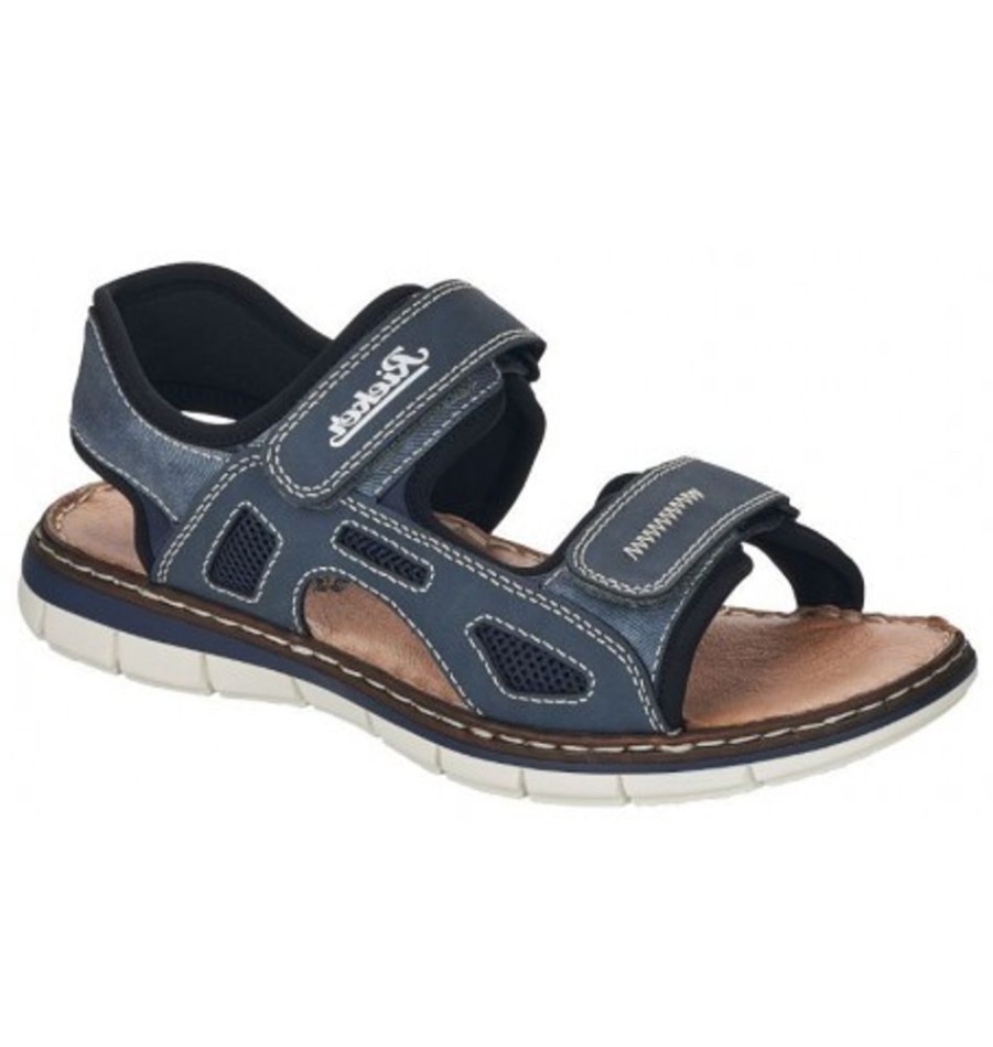 Men'S Shoes Shoesissime Sandals | Rieker 25171-14 Blue