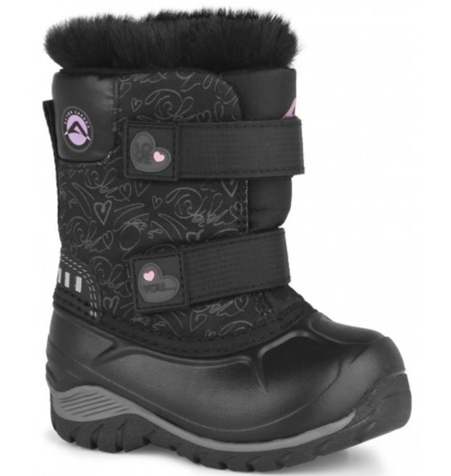 Kids Shoes Shoesissime Winter Boots | Acton Funky A8387 Black