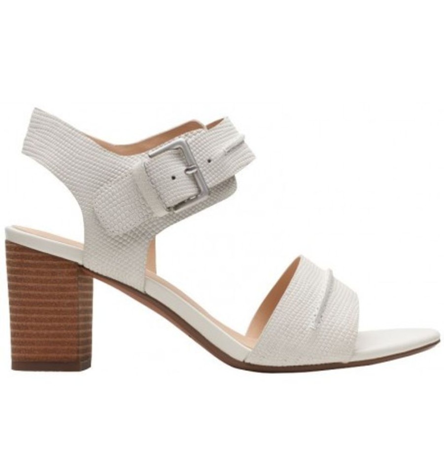 Women'S Shoes Shoesissime Sandals | Clarks Karseahi 26172361 White