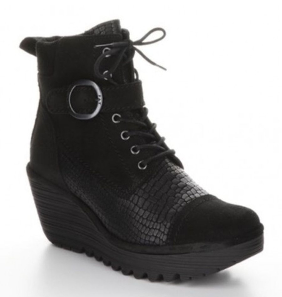 Women'S Shoes Shoesissime Fall Boots | Fly London Yezi247Fly P501247 Black