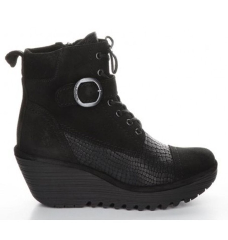 Women'S Shoes Shoesissime Fall Boots | Fly London Yezi247Fly P501247 Black