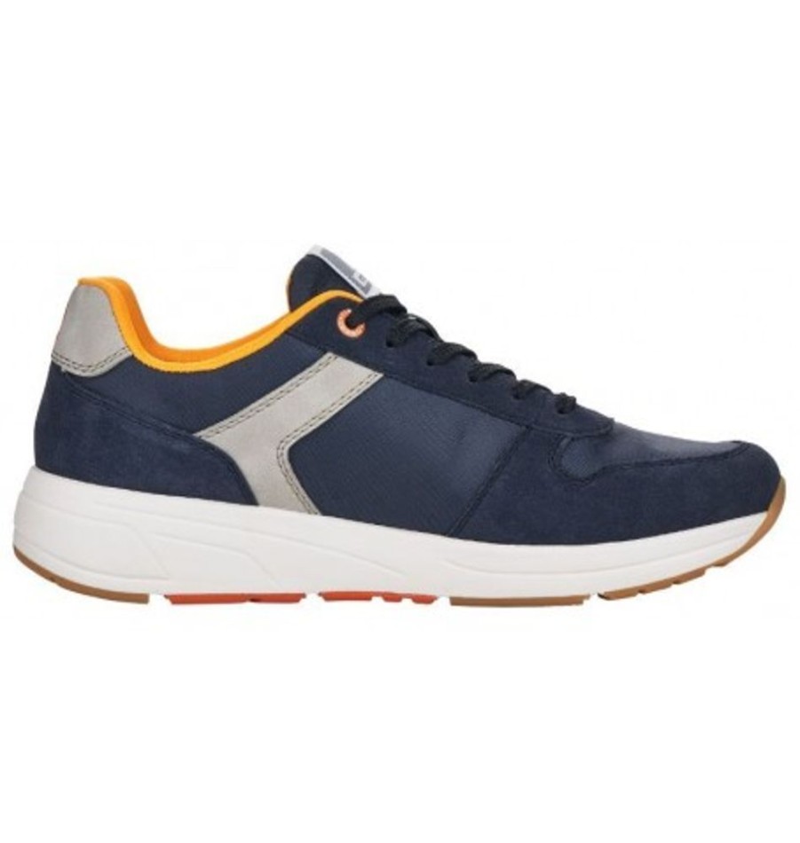 Men'S Shoes Shoesissime Casual Shoes | Rieker 07002-14 Blue