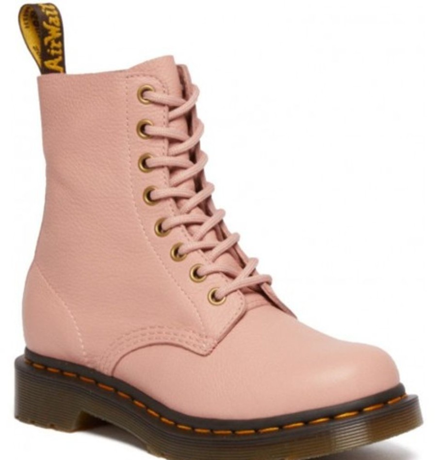 Women'S Shoes Shoesissime Fall Boots | Dr. Martens 1460 Pascal Peach Beige Pink