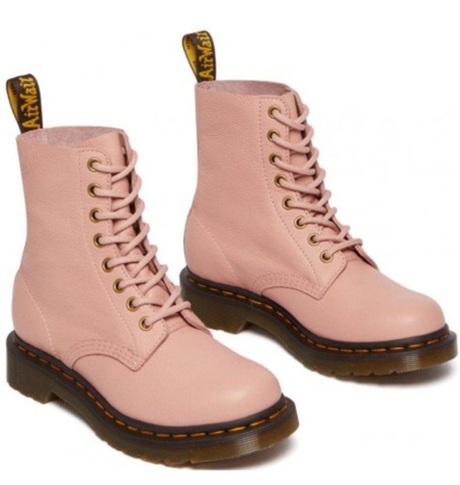 Women'S Shoes Shoesissime Fall Boots | Dr. Martens 1460 Pascal Peach Beige Pink