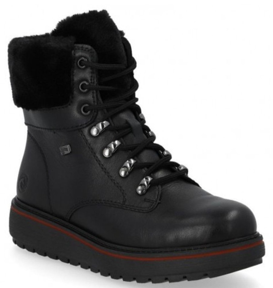 Women'S Shoes Shoesissime Winter Boots | Rieker - Remonte D0U70-01 Black