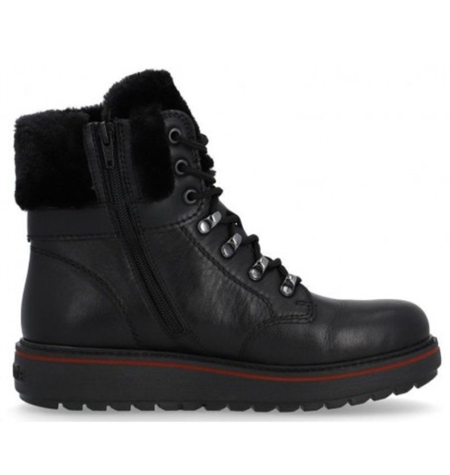 Women'S Shoes Shoesissime Winter Boots | Rieker - Remonte D0U70-01 Black