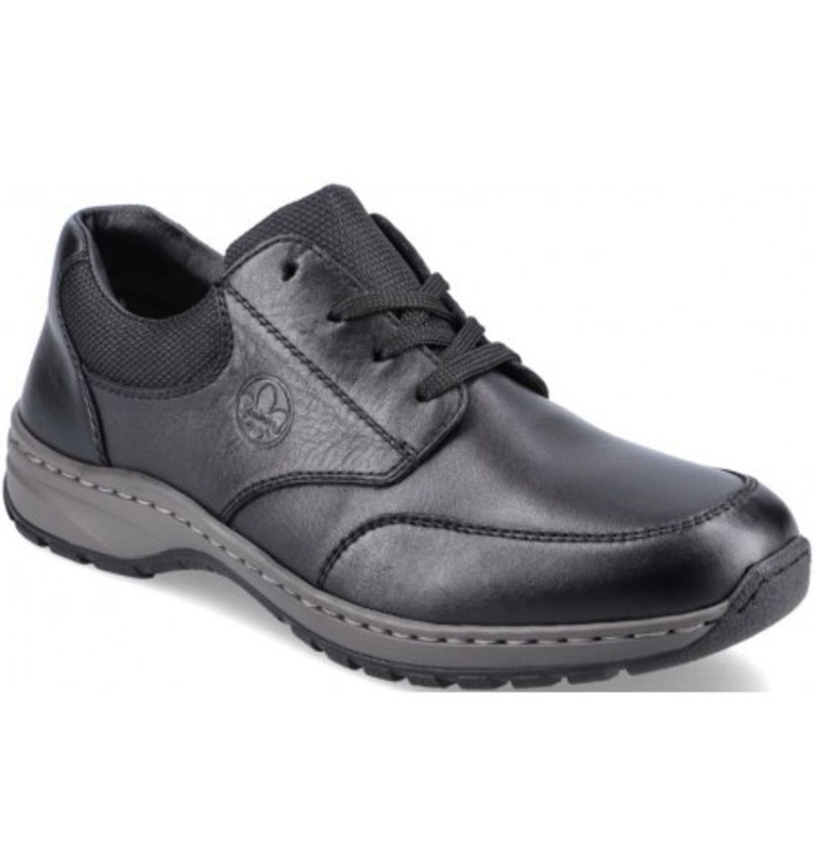 Men'S Shoes Shoesissime Dress Shoes With Laces | Rieker 03310-00 Black