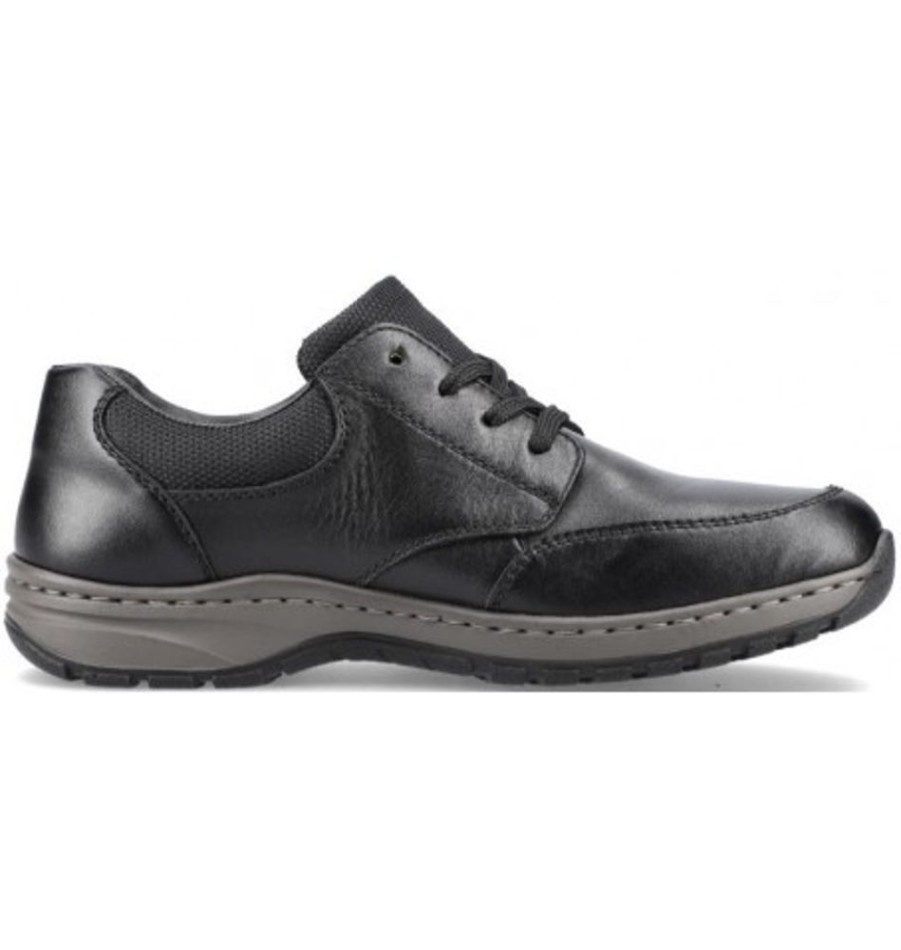 Men'S Shoes Shoesissime Dress Shoes With Laces | Rieker 03310-00 Black