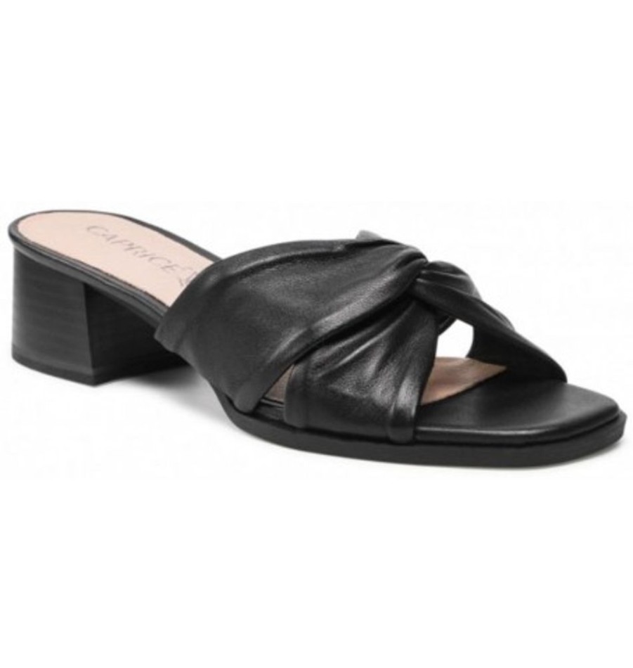 Women'S Shoes Shoesissime Sandals | Caprice 27204-28 Black