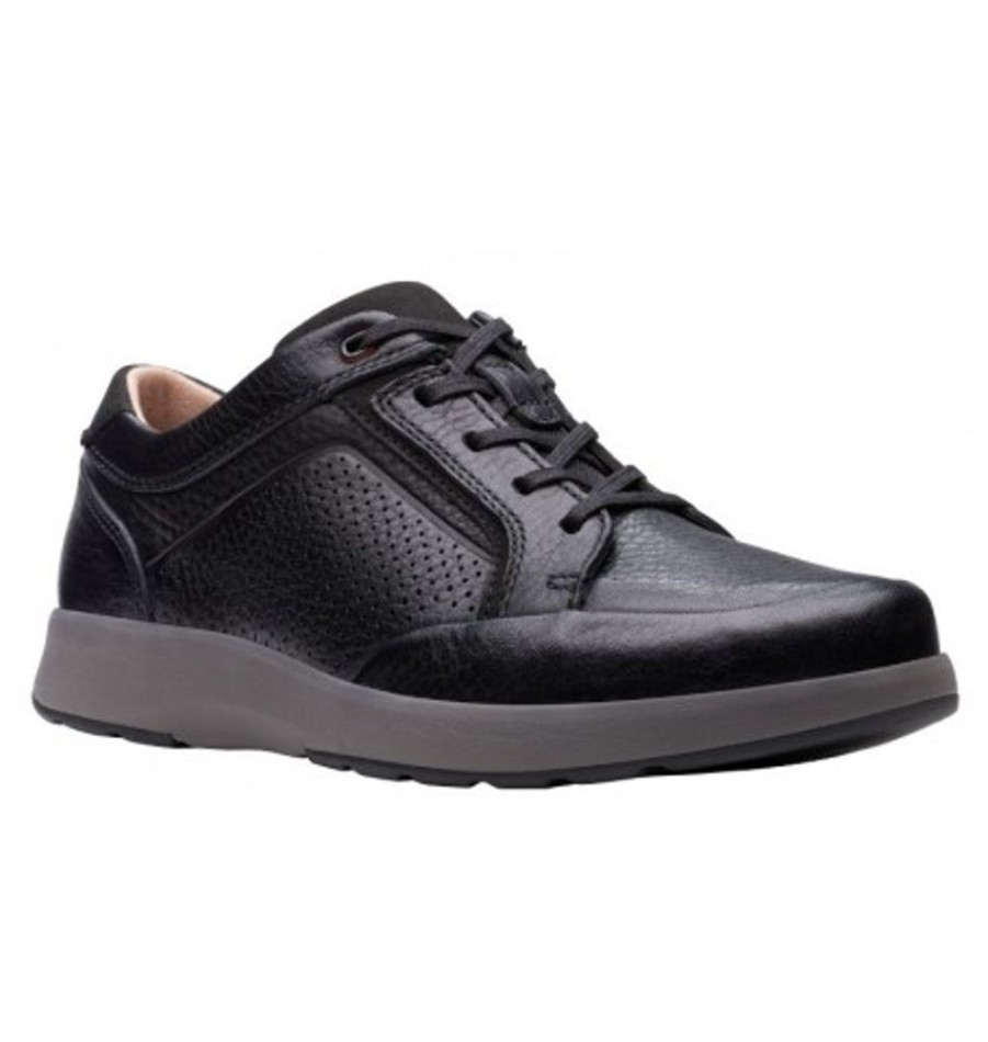 Men'S Shoes Shoesissime Casual Shoes | Clarks Un Trail Form 26146641 Black