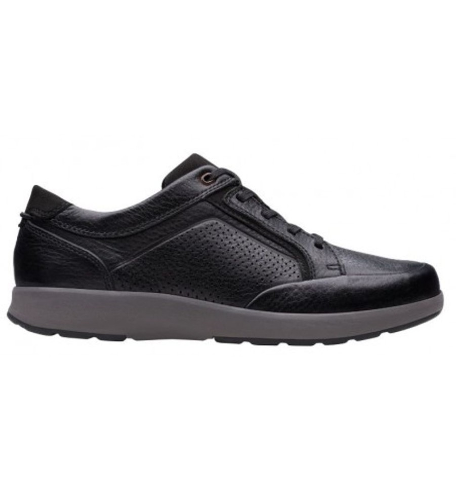 Men'S Shoes Shoesissime Casual Shoes | Clarks Un Trail Form 26146641 Black