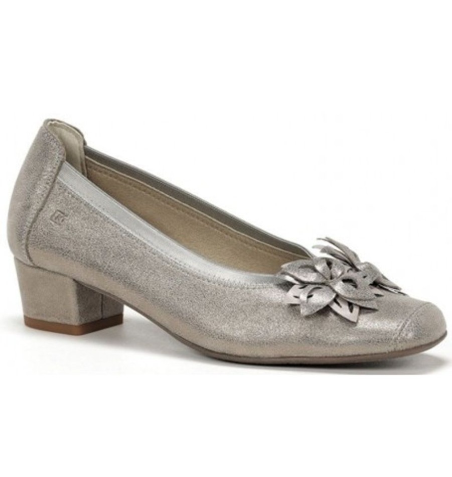 Women'S Shoes Shoesissime Shoes | Dorking - Fluchos D9095 Silver Grey