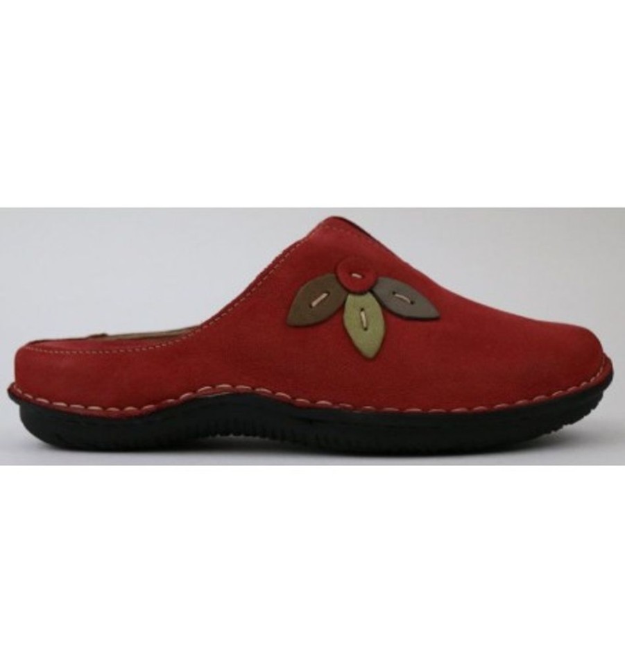 Women'S Shoes Shoesissime Slippers | Collections Bulle 4988-34877 Red