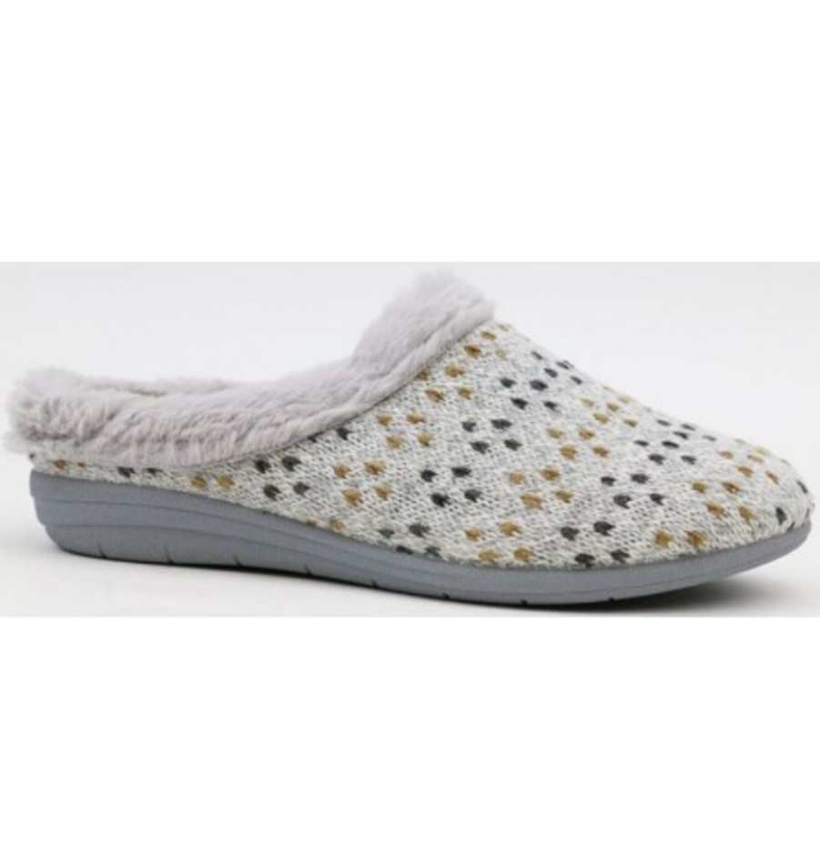 Women'S Shoes Shoesissime Slippers | Bulle Collectiongema88 Silver Grey