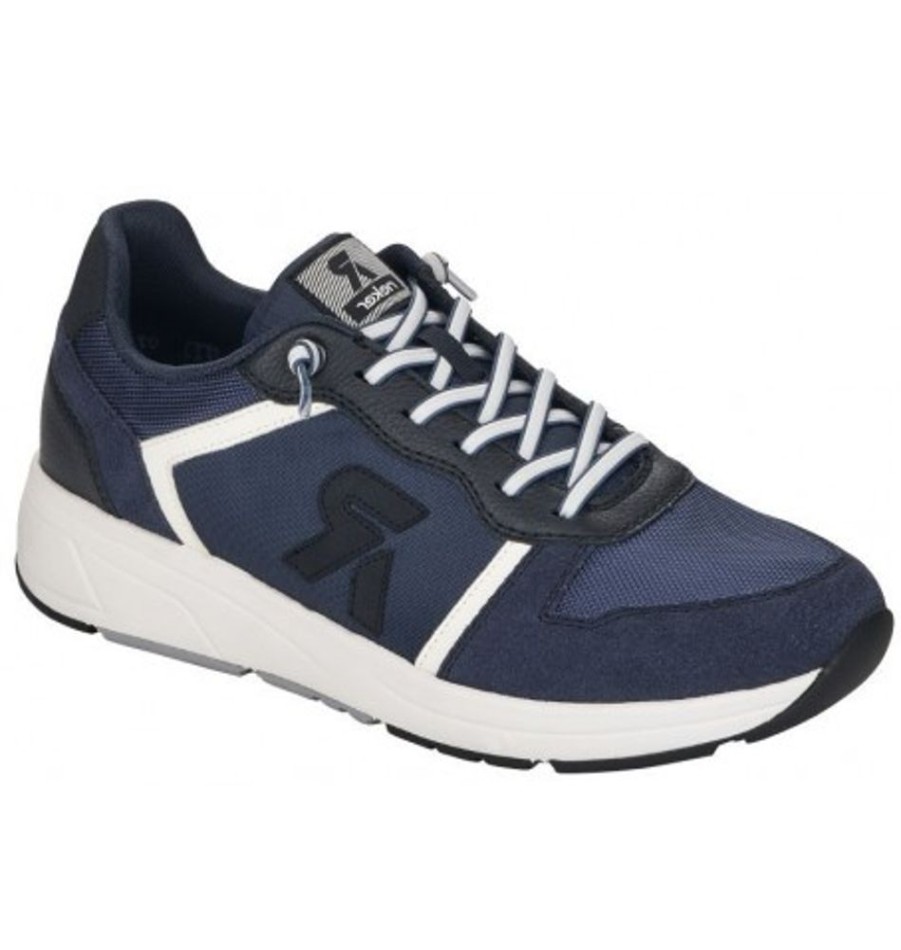 Men'S Shoes Shoesissime Casual Shoes | Rieker 07001-14 Blue